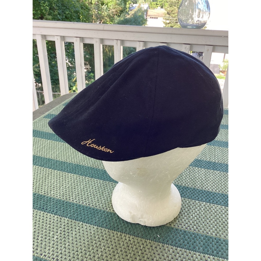 Adidas Houston Rockets NBA Flat Cap Hat Black Gold Youth Teen Ivy Scally Cap